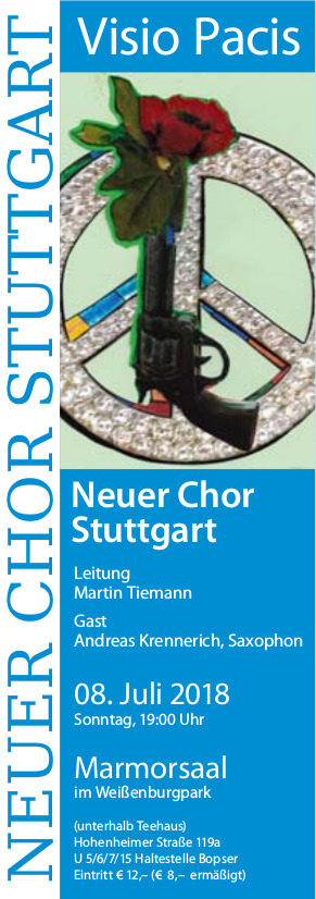 Flyer Visio Pacis – Die Sehnsucht nach Frieden